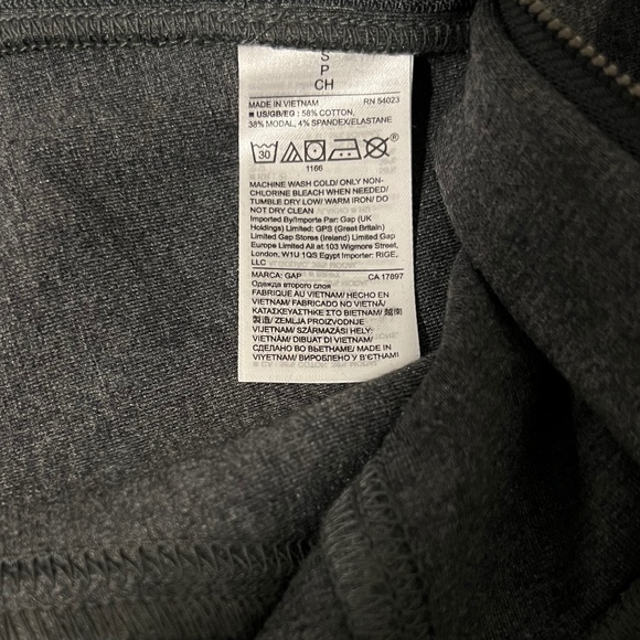 NWT GAP Side-zip High Rise Ponte Minimalist Legging-fit Pants Women's Size S - Picture 12 of 12